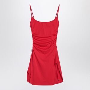 The Attico Women's Red Beach Cover-Up In Stretch Fabric
